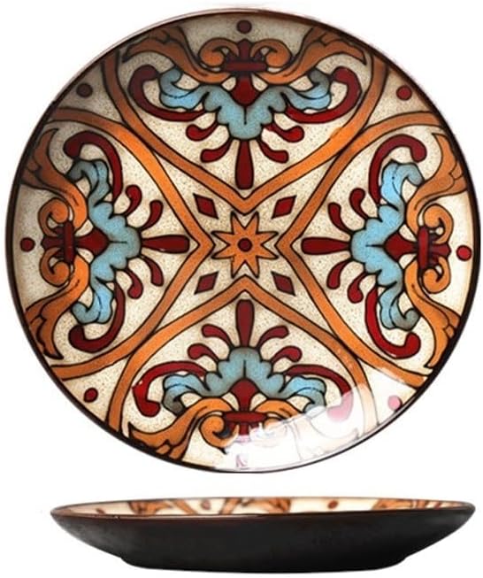 FAREWELL Dipping Bowls Household Ceramic Plate Soy Sauce Soaking Bowl Appetizer Snack Sushi Seasoning Tableware Appetizer Bowls (Color : A)