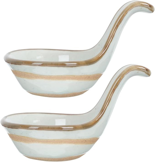 OUNONA 2Pcs Creative Caviar Spoon and Sauce Dish Truffle and Goose Liver Plate Stylish Appetizer Serving Container for Entertaining and Dining