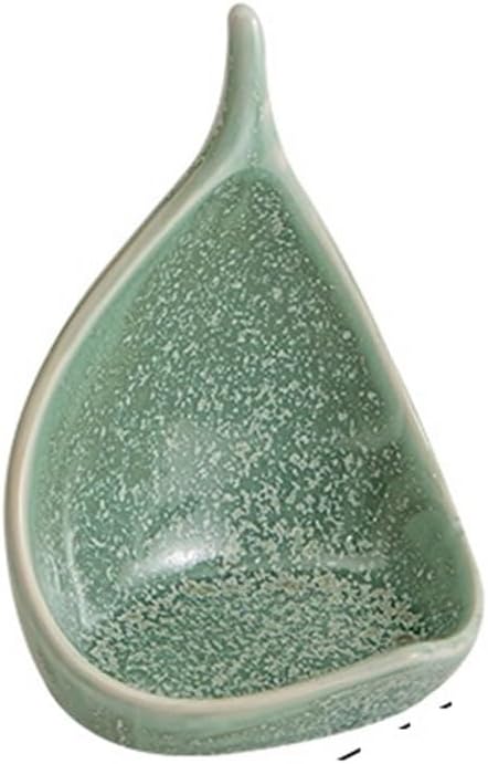 Appetizer Plates Hotel Cuisine Retro Ceramic Leaf Bowl Special-Shaped Bowl Snack Bowl Cold Dish Bowl Dish Plate Cheap Plates (A)