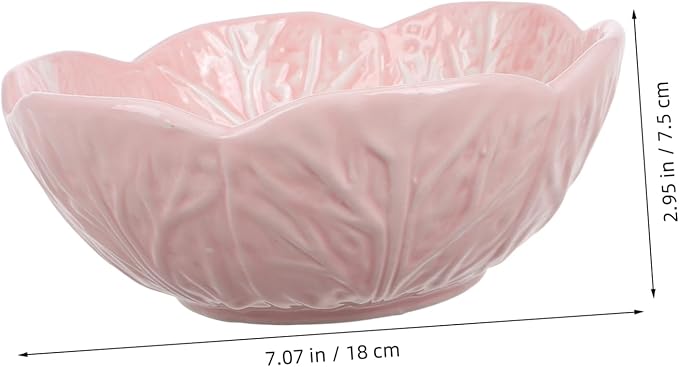 ABOOFAN Cabbage Bowl Candy Dishes Decorative Decorative Plates for Display Snack Plates Ceramic