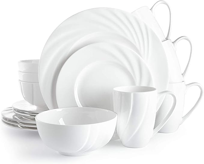 Porcelain Combination SetsPorcelain Kitchen Dinnerware Set Ceramic Tableware China dinnerware Set 16pcs, Round Plates, Dinnerware Sets, Dinner Plates, Plates an