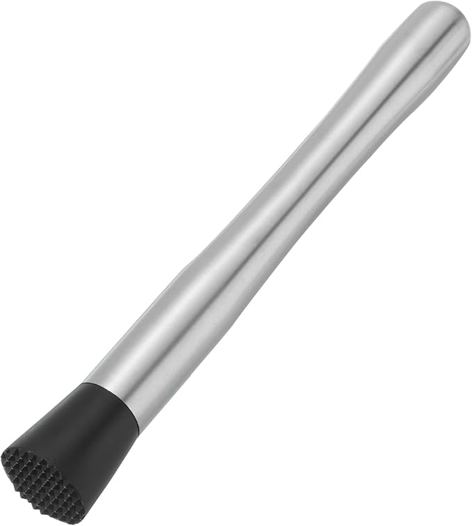 uxcell 10 Inch Stainless Steel Muddler for Cocktail Bar Drink Muddler Bar Tools for Mixing Fruit Drinks Cocktails