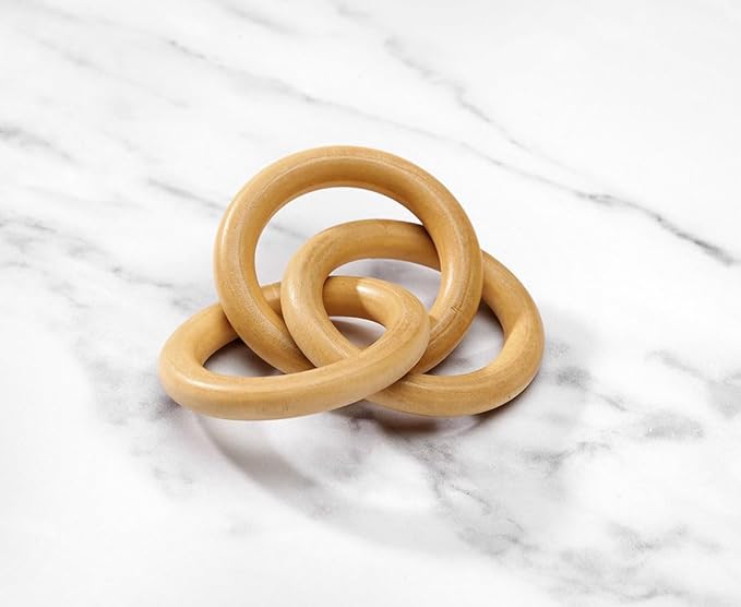 Napkin Rings Set of 12 Handmade Acacia Wood Dining Table Napkin Holder Classic Everyday Thanksgiving Holiday Christmas Festive Party Gift Farmhouse Décor