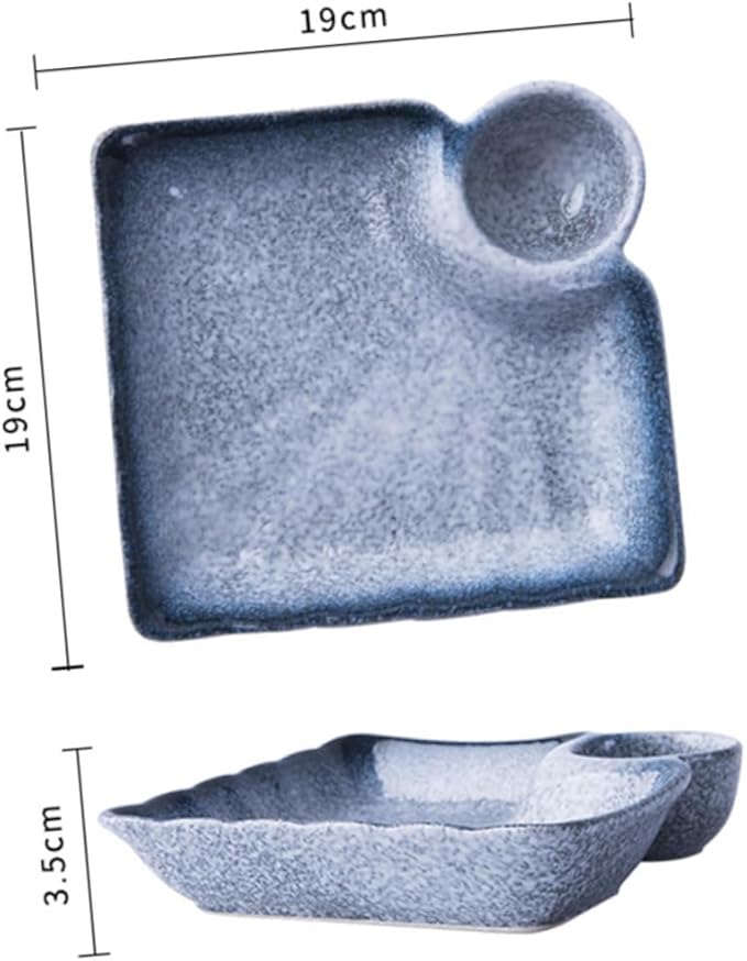 Cabilock Sauce Bowl Ceramic Design Versatile Serving Plate for Appetizers Delicate for Home Restaurant Use