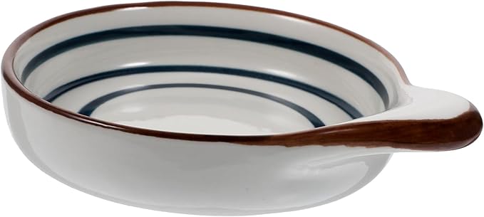 Ceramic Dipping Sauce Dish Handle Reusable Appetizer Plate for Snacks Condiments Desserts for Family Gatherings Picnics Outdoor Bbqs