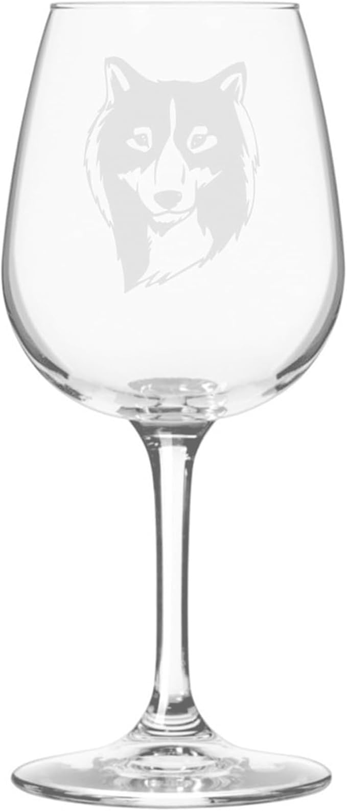 Lapponian Herder Dog Personalized Custom Themed Etched 12.75oz Wine Glass