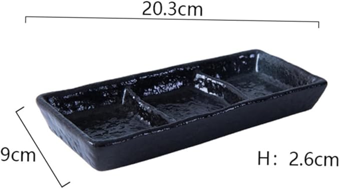 Dipping Sauce Dish Ceramic Seasoning Bowl Sauce Plate Appetizer Plates for Condiments Appetizers