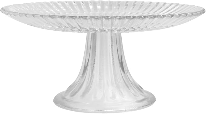Fortessa Archie Serveware, Mini Cake and Cupcake Stand, 8.25", Clear