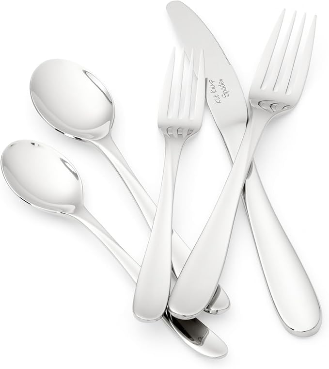 Spode Kit Kemp 20-Piece Cutlery Set | 18/10 Stainless Steel | Dishwasher Safe | Versatile Serving Flatware | Ideal for Appetizers, Desserts, Snacks | Perfect for Home & Gatherings