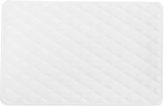SHINING Ceramic Dessert Appetizer Plates Square And Rectangular Diamond Grain Salad Plates for Fruit Cheese Dessert Lunch (12", Rectangle Plate)