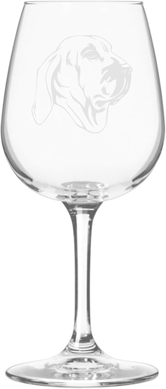 Etched Laser Art Fila Brasileiro (Brazilian Mastiff) Personalized Dog Themed Etched 12.75oz Wine Glass Custom Dog Breed Wine Glasses for Pet Lovers, Personalized Birthday Gift for Men & Women
