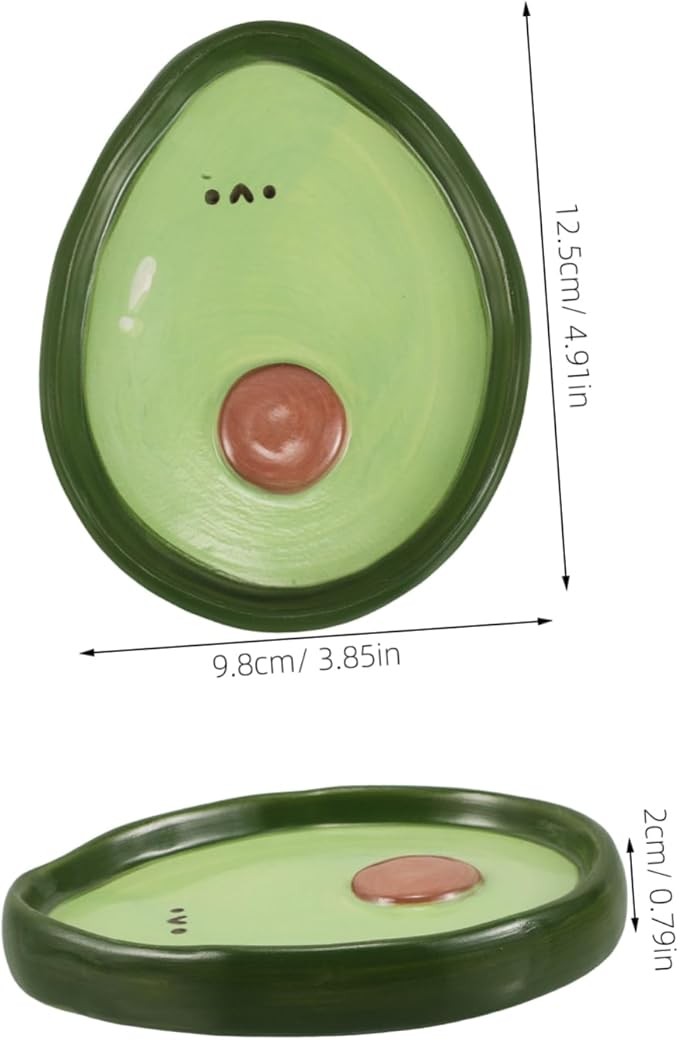 Creative Fruit-Shaped Ceramic Plate Set Adorable Porcelain Snack and Dip Serving Dishes Cute Home Use Dessert and Appetizer Plates for Parties and Family Gatherings