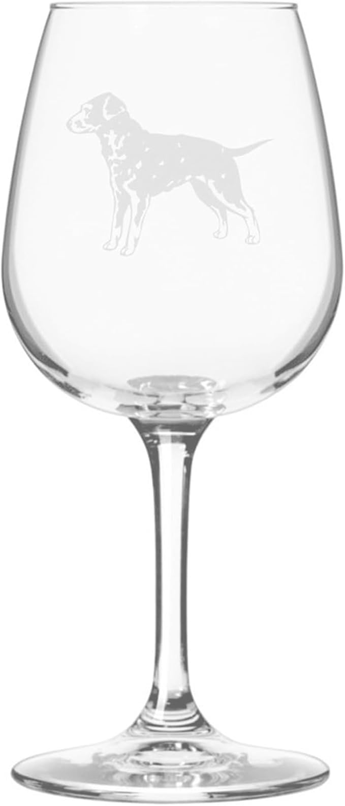 Etched Laser Art Curly Coated Retriever Personalized Dog Themed Etched 12.75oz Wine Glass Custom Dog Breed Wine Glasses for Pet Lovers, Unique Birthday Gift for Men & Women, Personalized Gift