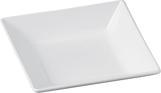 M-22-62 Wakazumi Lacquer Cookware Buffet Plate Dishwasher Safe TA ABS Square Plate Ceramic White Tone H C Paint (Mini)