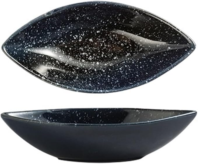 Sauce Dish 1 Piece Specialties Ceramic Plate Creative Deep Dish Soup Bowl Plate Snack Plate Dim Sum Plate Snack Plate(F)