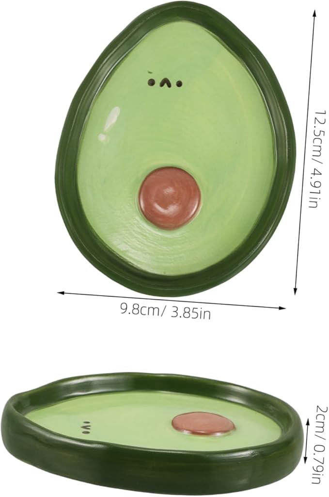 Mobestech Elegant European Style Ceramic Plate Fruit Shape Snack Serving Tray for Dinner Decorative Salad Dessert Plate