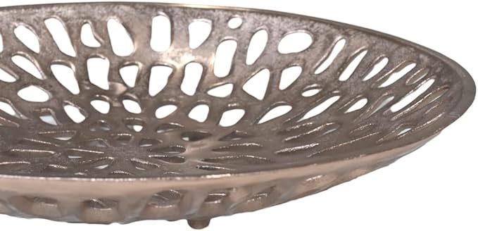 BBH Home's Handmade Bronze Novelty Shaped Aluminium Tray 5.51 x 5.51 x 1.37 AMBBVK063AB2020