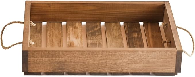 Antique Style Wooden Serving Tray