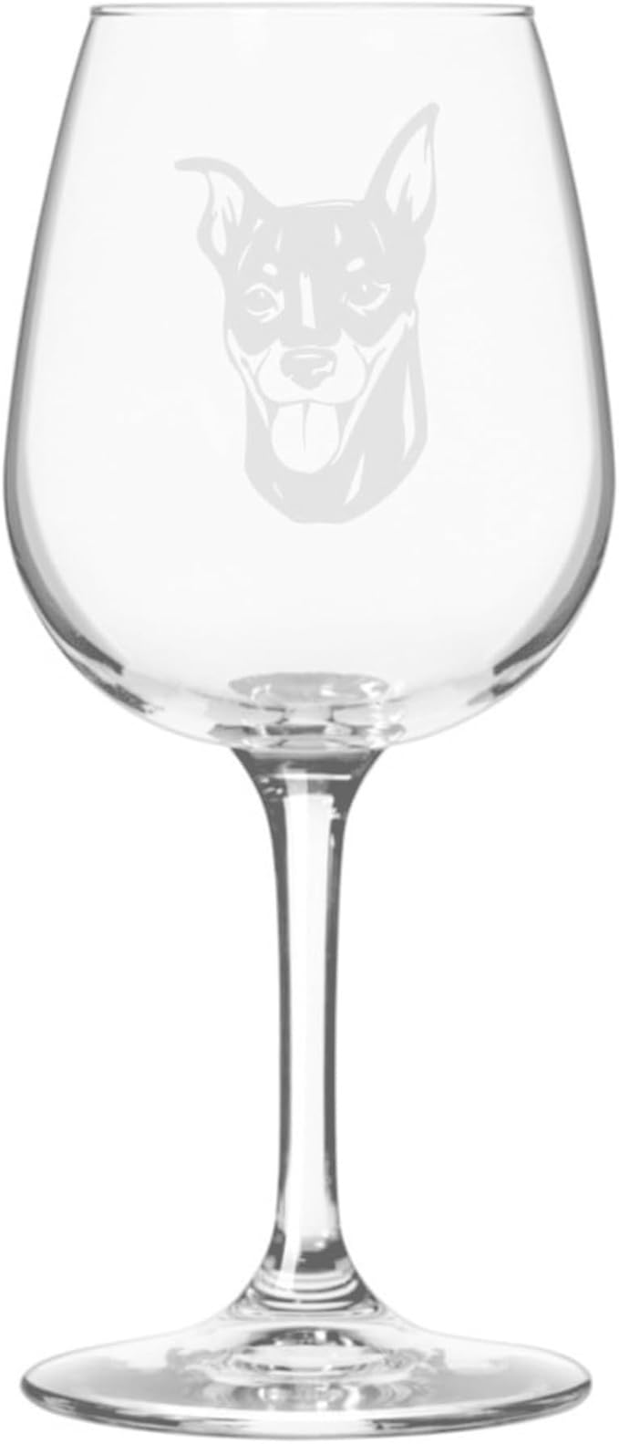 Miniature Pinscher (Min Pin) Dog Themed Etched 12.75oz Wine Glass B00VFJ46X2: Jack Russell Terrier Dog Themed Etched 12.75oz Wine Glass