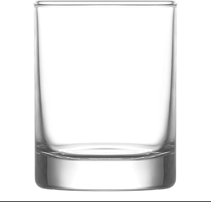 LAV Tequila Shot Glasses Set of 4 – 2.19 oz Clear Glass Barware for Spirits, Espresso, Liquor, Vodka – Durable Tasting, Sherry, and Juice Glasses