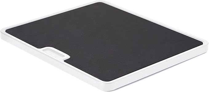 Nifty Large Appliance Rolling Tray - White, Home Kitchen Counter Organizer, Integrated Rolling System, Non-Slip Pad Top for Coffee Maker, Stand Mixer, Blender, Toaster
