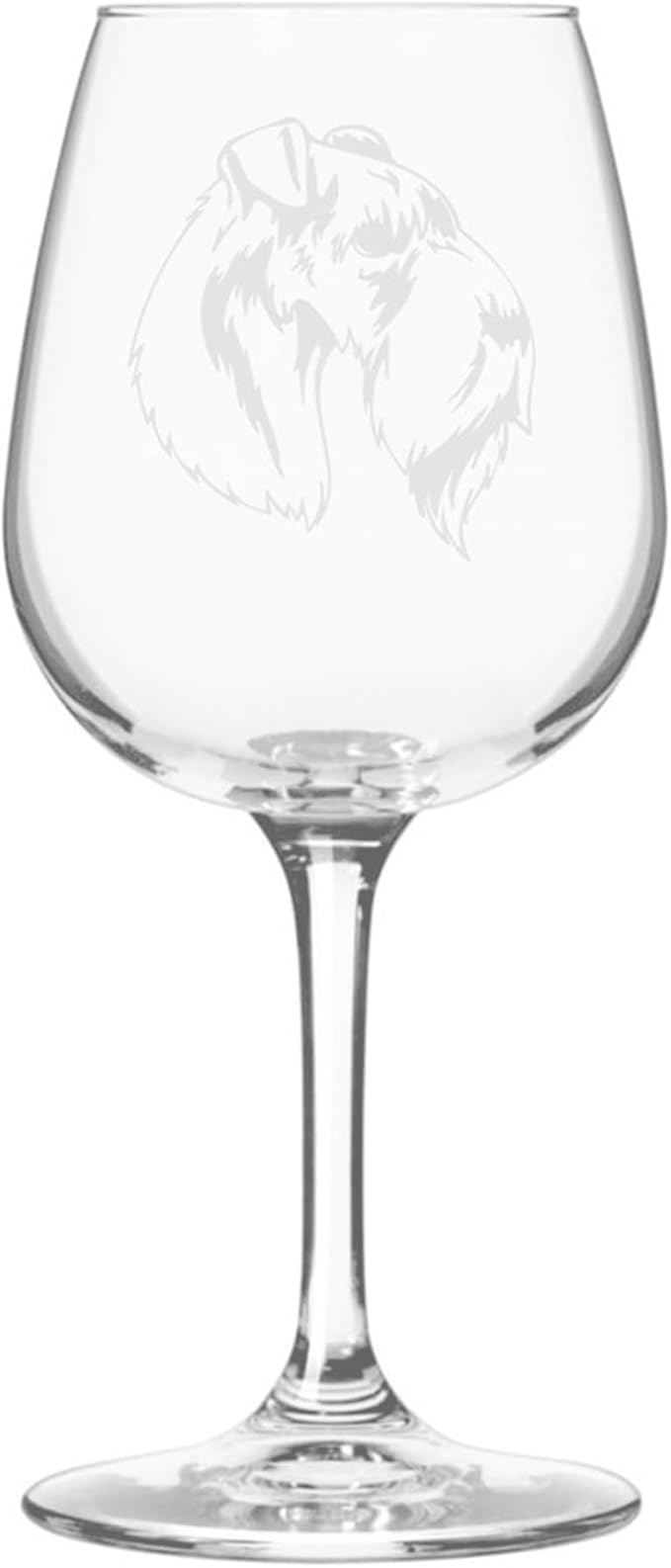 Kerry Blue Terrier Dog Personalized Custom Themed Etched 12.75oz Wine Glass