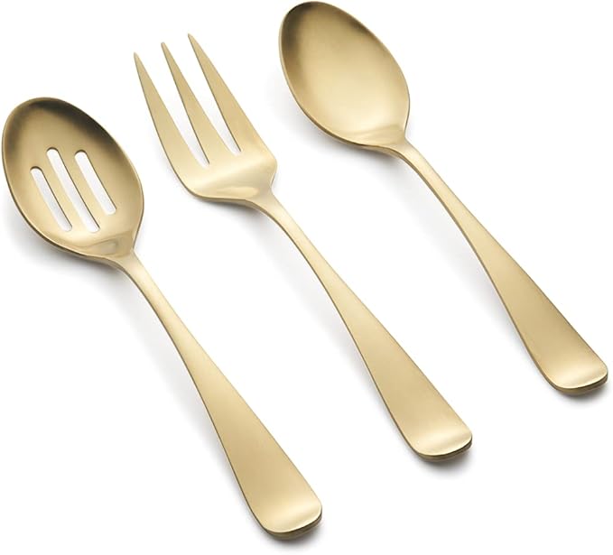 Cambridge Silversmiths Rhiannon Champagne Satin 3-Piece Hostess Set