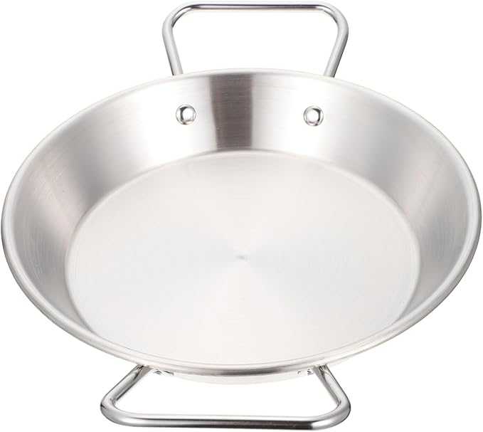 Stainless Steel Double Handle Snack Bowl Serving Tray for French Fries Fried Chicken Appetizers for Home Parties Catering Use