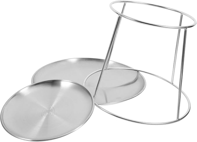 Stainless Steel Seafood Plate Display Stand Party Catering Food Serving Trays for Party