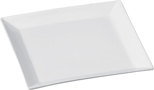 M-22-61 Wakazumi Lacquer Cookware Buffet Plate Dishwasher Safe TA ABS Square Plate Ceramic White Tone H C Paint (Small)