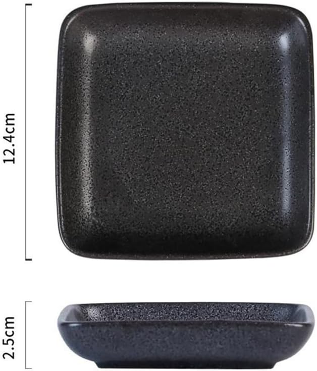 Appetizer Plates Square Dipping Bowls Ceramic Small Soy Sauce Dish Perfect for Dips Snacks and Nibbles for Condiment