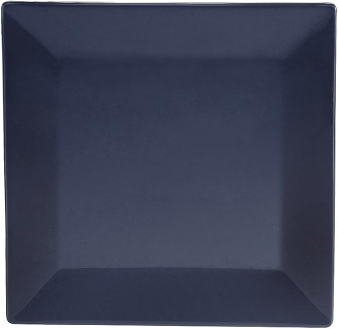 CAC China KC-6-CBU Color Arts 6-Inch Stoneware Square Plate, Cobalt Blue, Box of 36