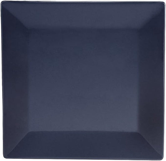 CAC China KC-6-CBU Color Arts 6-Inch Stoneware Square Plate, Cobalt Blue, Box of 36