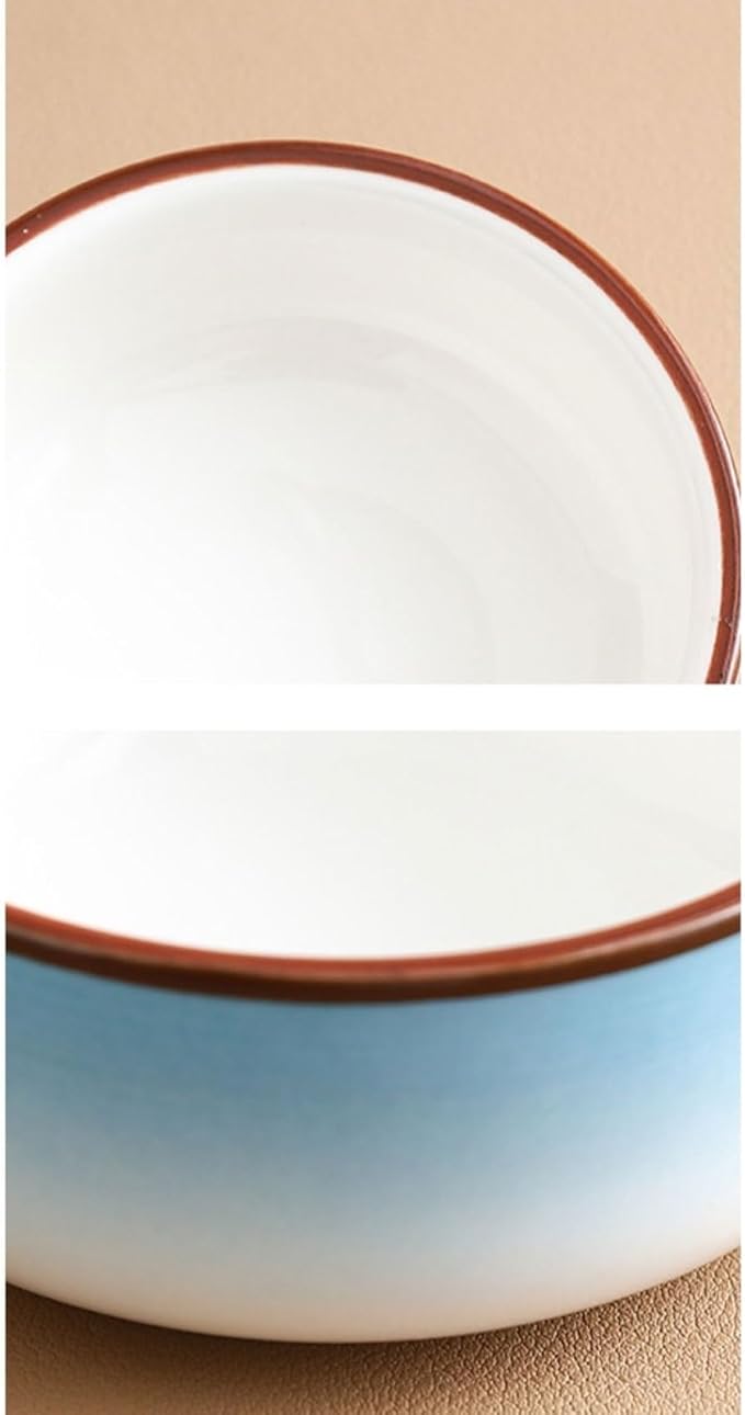 Appetizer Plates Dessert Snack Bowl Ceramic Commercial Hotel Platter Seasoning Sauce Bowl Exquisite Snack Plate for Condiment(Blue)