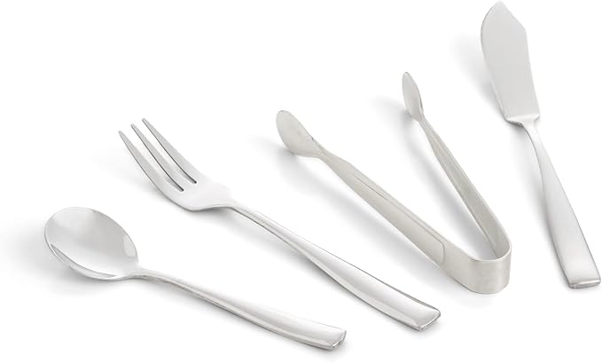 HIC Kitchen Charcuterie Serving Tool Set, 18/8 Stainless Steel, 8-Piece Set
