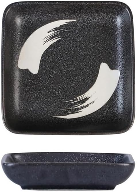 Appetizer Plates Square Ceramic Sushi Plate Shallow Sauce Dish Pretty Tablware Kitchen Accessories for Condiment