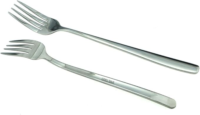 JASHII Mirror Polished Silver 20-Piece SUS304 Stainless Steel Flatware Set,Silverware Set Dinner Knife Fork Spoon Dessert Fork Salad Spoon Service for 4