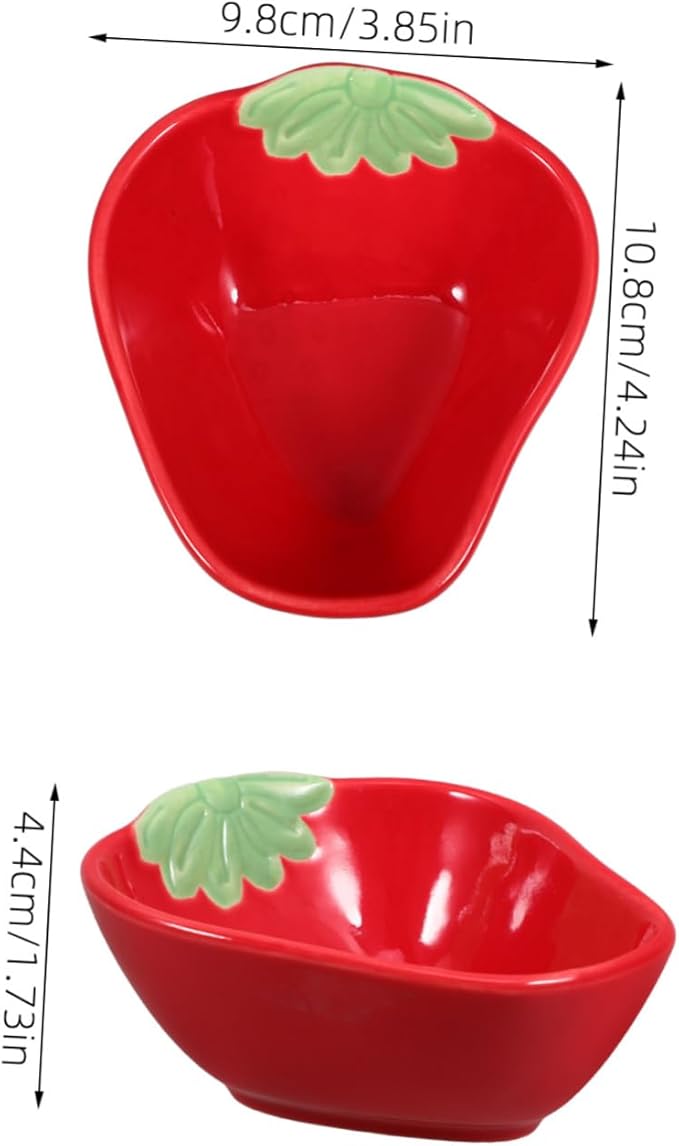 IMIKEYA Ceramic Appetizer Plate Dinner Bowls Side Dish Bowls Dip Plate for Sushi