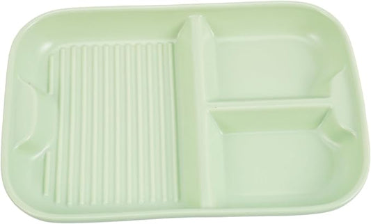 Divided Ceramic Dinner Plate Elegant Compartment Design for Food Storage for Family Gatherings and Parties Heat Resistant Tableware for School Lunch Trays