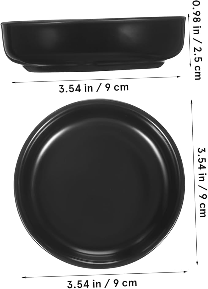 6pcs Japanese Ceramic Dipping Plates Elegant Seasoning Dishes for Sushi Sauces and Appetizers Versatile Tableware for Parties and Gatherings