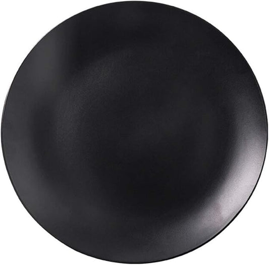 SOCOSY Creative Ceramic Dinner Plate/Dessert Plate/Appetizer Plate/Salad Dish/Steak Plate/Service Plate for Party Kitchen - 10 Inches