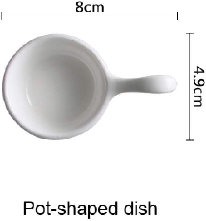 DishCreative Japanese Dishes Ceramic Plate Household Dip Dish Cute-pot dish