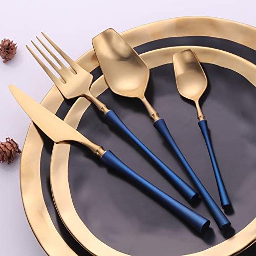 Stainless Steel Flatware serving set,Home Kitchen Eating Tableware Set,Dishwasher Safe,For Home Kitchen Restaurant Hote 4/16/24 Piece 304 Stainless Steel Creative Knife, Fork And Spoon, Western Tablew