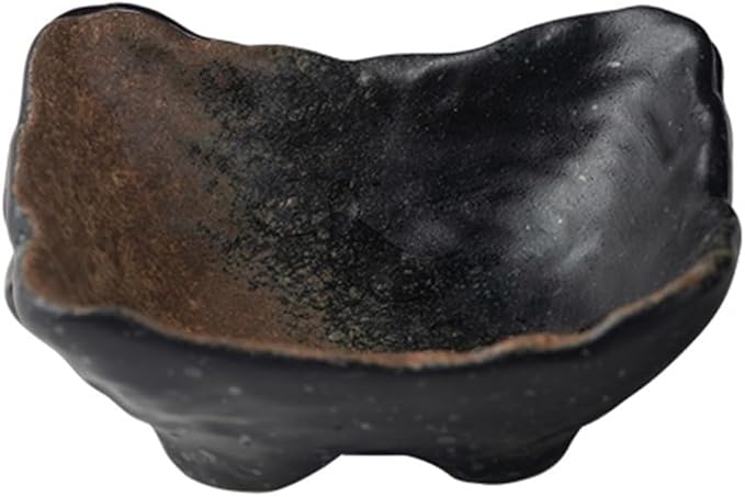 Dipping Bowls Creative Japanese Ceramic Plate Snack Dish Household Tableware Seasoning Plate Dipping Plate Soy Sauce Plate Vinegar Plate Appetizer Bowls(A)
