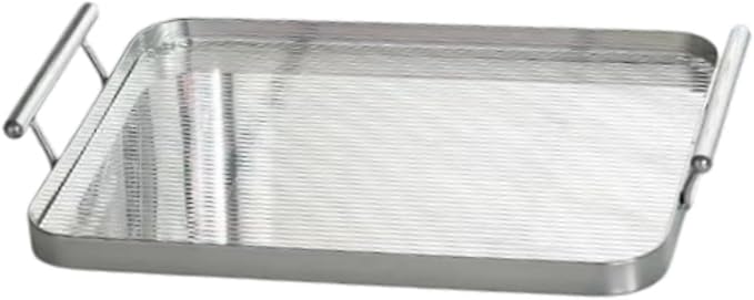 Tray for Serving Fruits and Teas with Cup Holder for Cafes and Restaurants, S