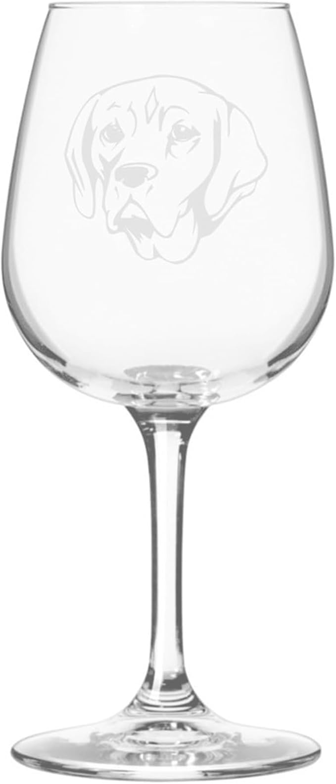 Etched Laser Art Personalized Dog Themed Etched Wine Glass - Custom Dog Breed Wine Glasses, Ideal for Pet Lovers, Unique Birthday Gift for Men & Women, Personalized Gift - Portuguese Pointer, 12.75 oz