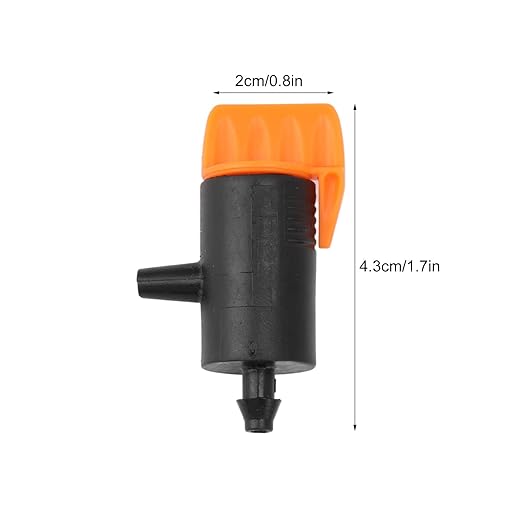 10 Pieces Drip Emitter,Adjustable Flag Irrigation Dripper for Garden Trees and Shrubs Watering,for Succulents Plants Lawn Flower Irrigation System