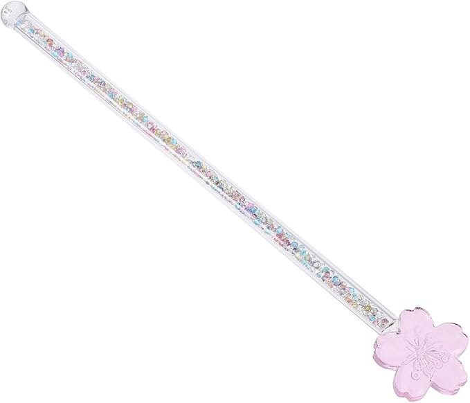 Lurrose Beverage Stirring Stick Glass Coffee Stirrer Long Handle Juice Stick Bar and Kitchen Tool