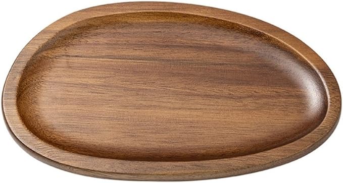 Rectangular Wooden Tray For Serving For Tea Coffee And Desserts With Minimalist Japanese Style And Easy To Clean Wood For Various Settings(TP04（Small）)