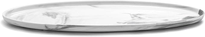 Yedi YCC769, 16'' Porcelain Narrow Oval Dish, Ceramic Fish Plate, Bone China Appetizer Platter, Boat Bowl